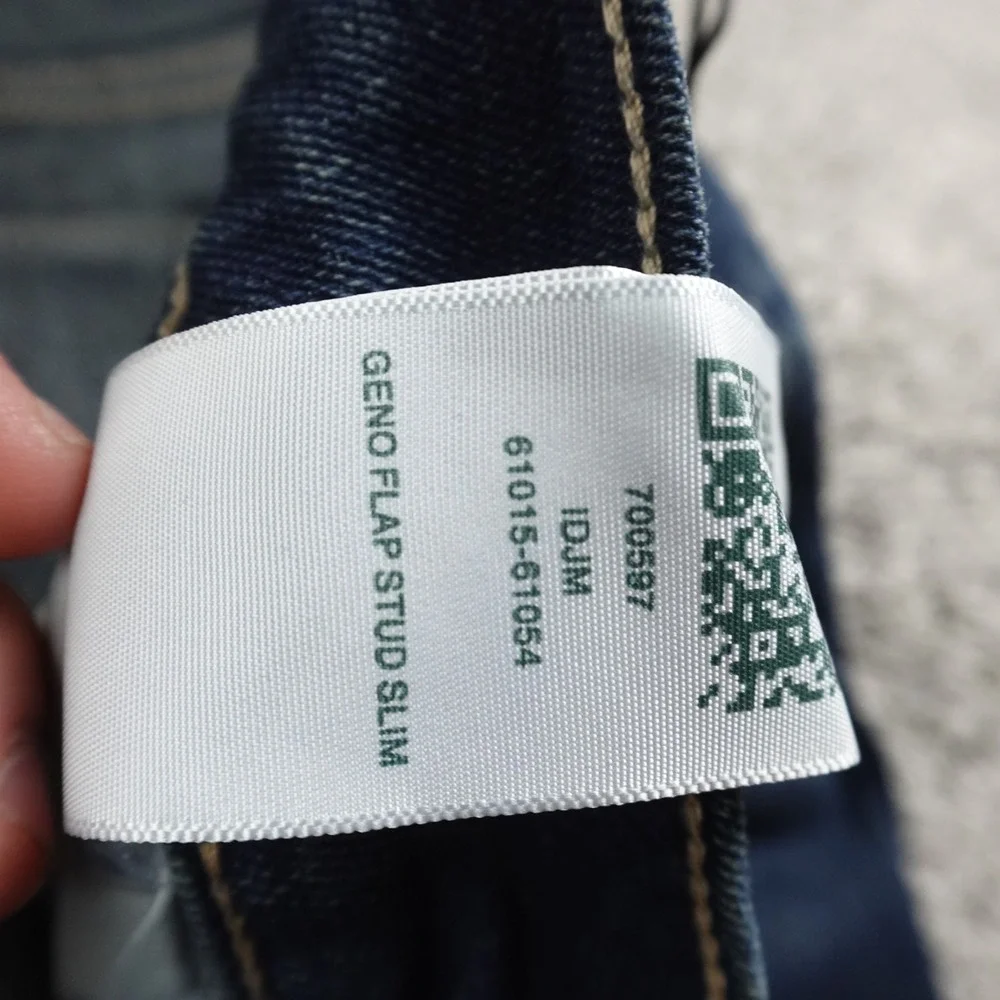 NEW True Religion Jeans Mens 34X32‎ Blue Denim Pants Geno Relaxed Slim Straight